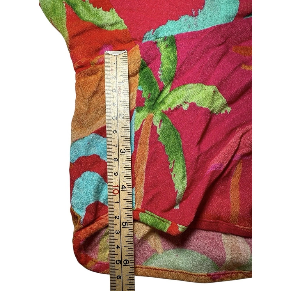 Farm Rio Ipanema Uni Shorts Women's S Rayon Tropical Pocket‎ Drawstring - Picture 8 of 9